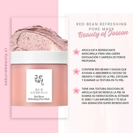 Mascarilla limpiadora Red Bean Refreshing Pore Mask - Beauty of Joseon