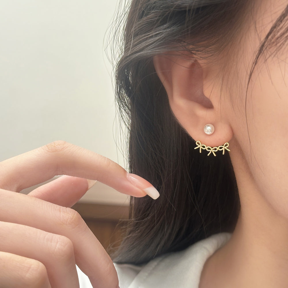 Aretes lazos cute