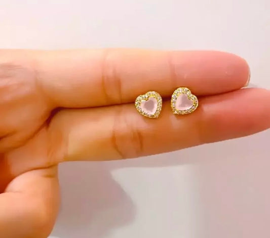 Aretes minimalista corazón