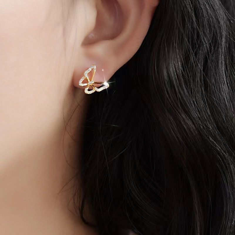 Aretes de mariposa