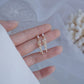 Aretes hojitas elegante