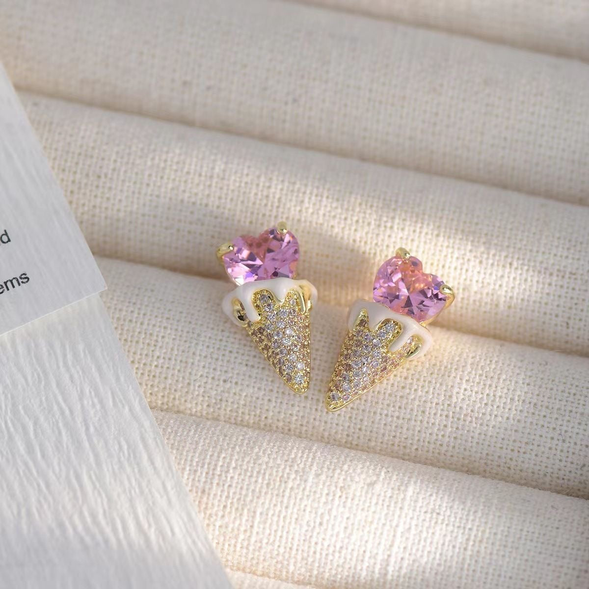 Aretes cute helado