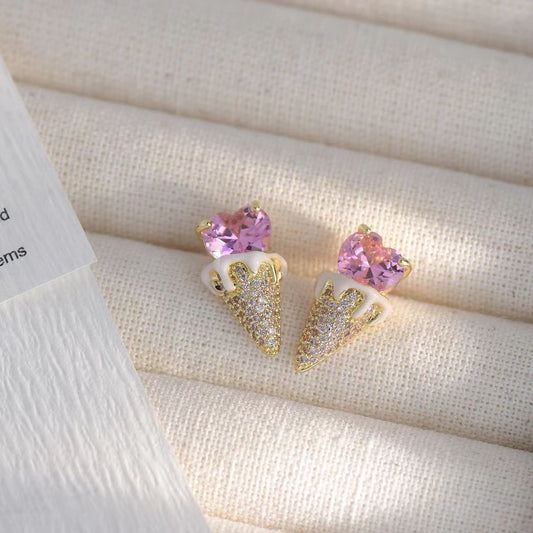 Aretes cute helado