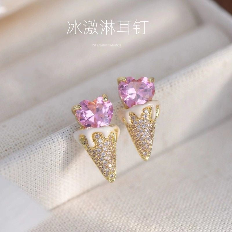 Aretes cute helado
