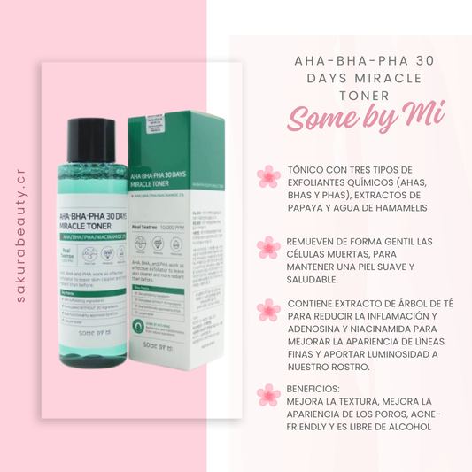 Tónico AHA-BHA-PHA 30 Days Miracle - Some by Mi