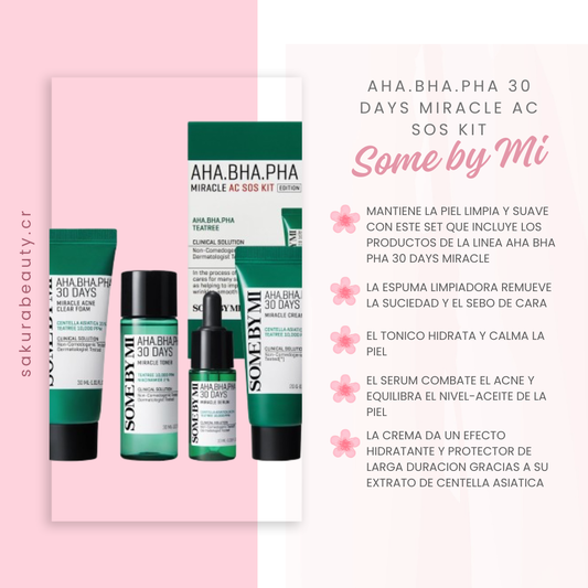 AHA.BHA.PHA 30 DAYS Miracle AC SOS Kit
