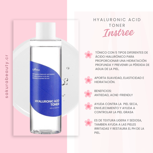 Tónico Hyaluronic Acid Toner - Instree