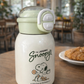 Botella verde snoopy