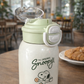 Botella verde snoopy
