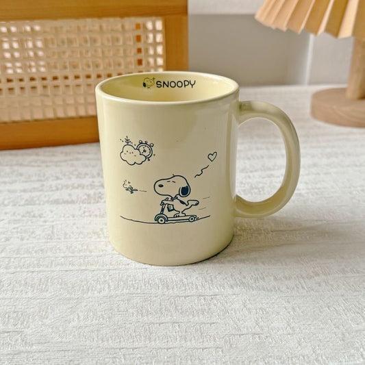 Jarra beige de Snoopy