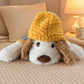 Peluche perro con gorro