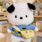 Peluche Pochacco con suéter azul