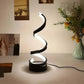 Lámpara led de mesa espiral