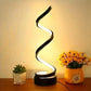 Lámpara led de mesa espiral