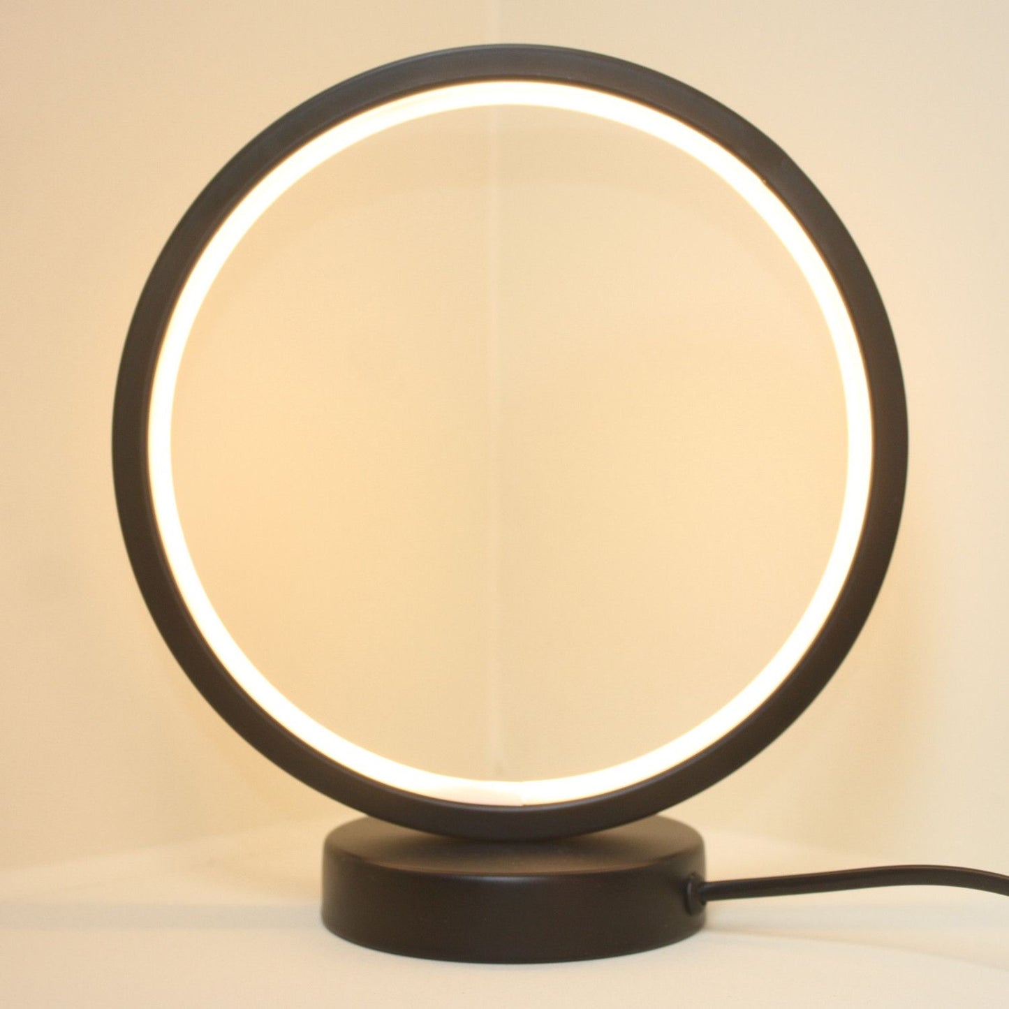 Lámpara led de mesa circular