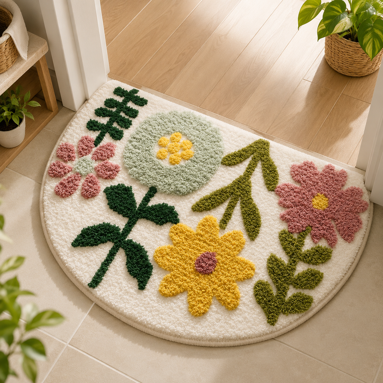Alfombra de flores