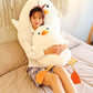 Peluche abrazable de pato