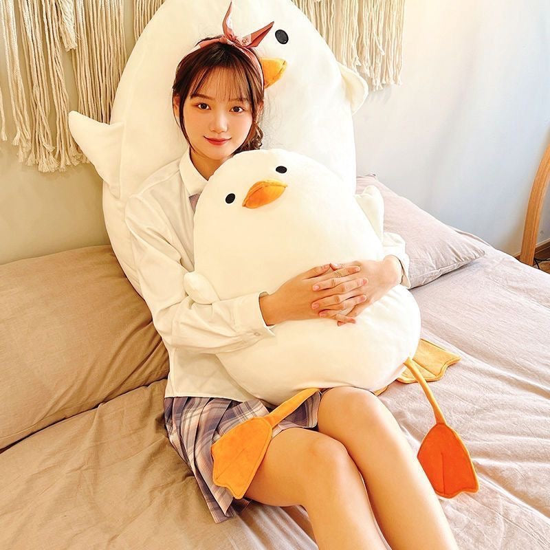 Peluche abrazable de pato