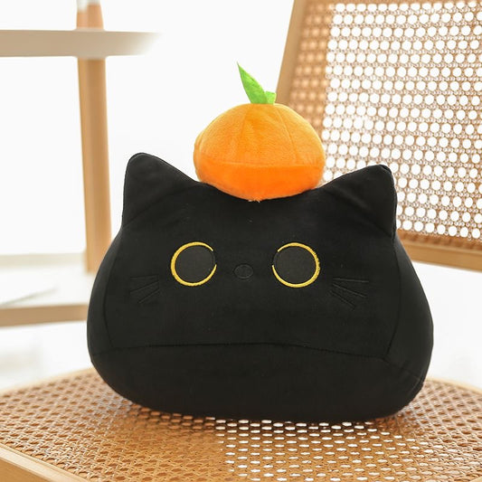 Peluche de gatito negro