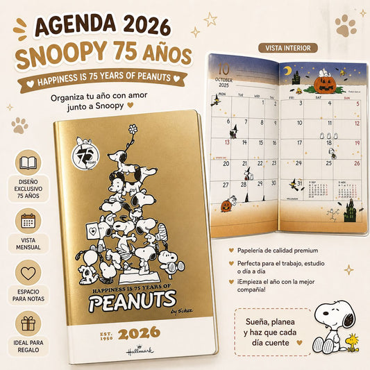 Calendario libro Snoopy