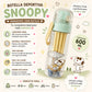 Botella celeste Snoopy playa
